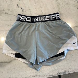 Nike Pro Shorts with built in under shorts